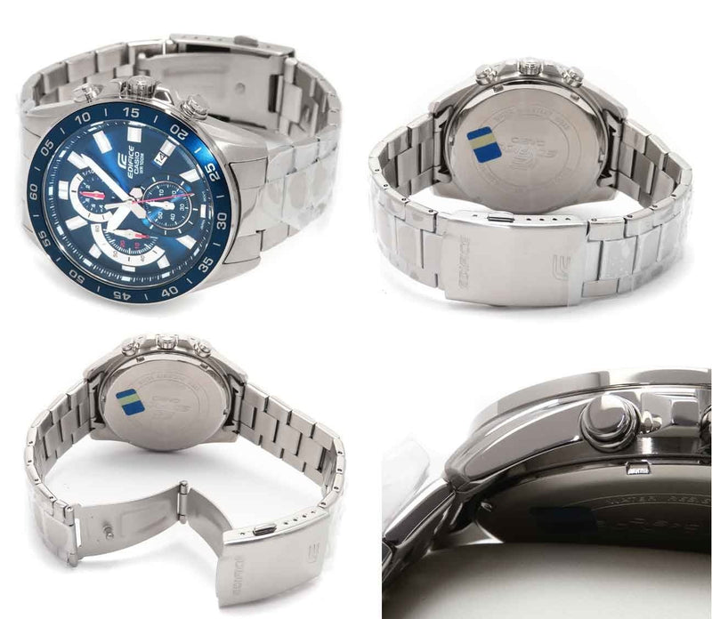 Casio Edifice Blue Chronograph Analog Men's Watch| EFV-550D-2AVUDF