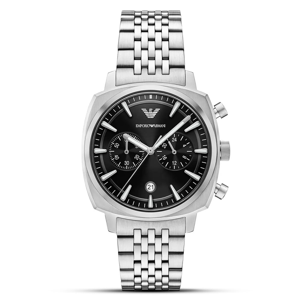Emporio Armani Carlo Black Dial Men's Watch | AR11725
