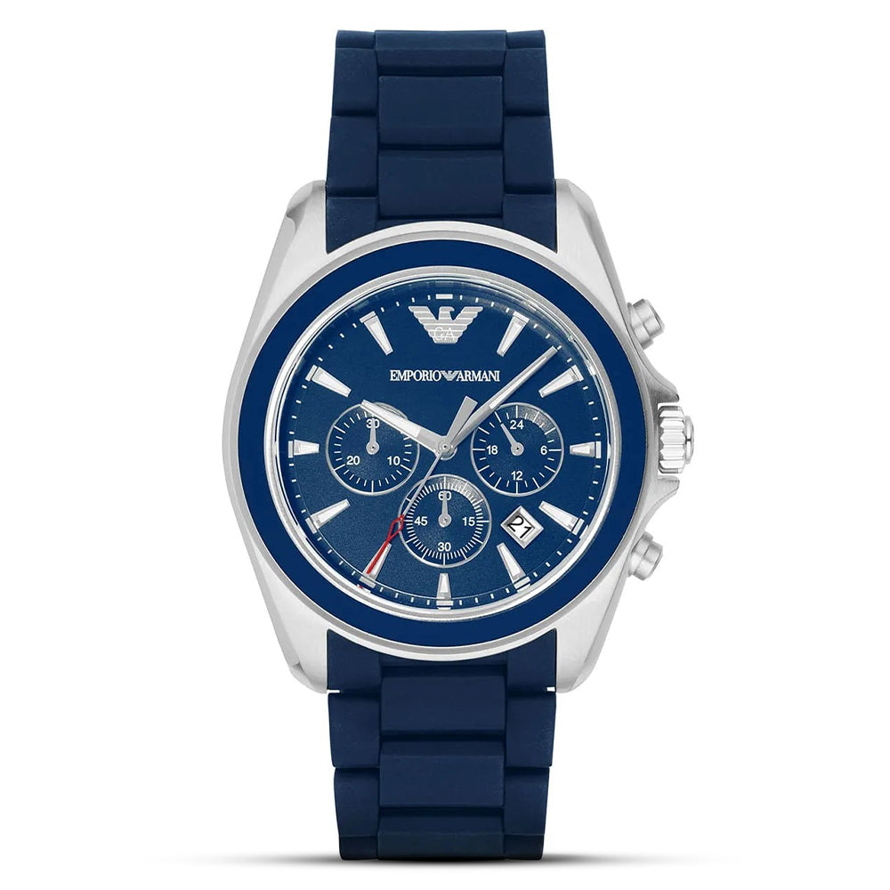 Emporio Armani Sportivo Bold Blue Dial Men's Watch | AR6068