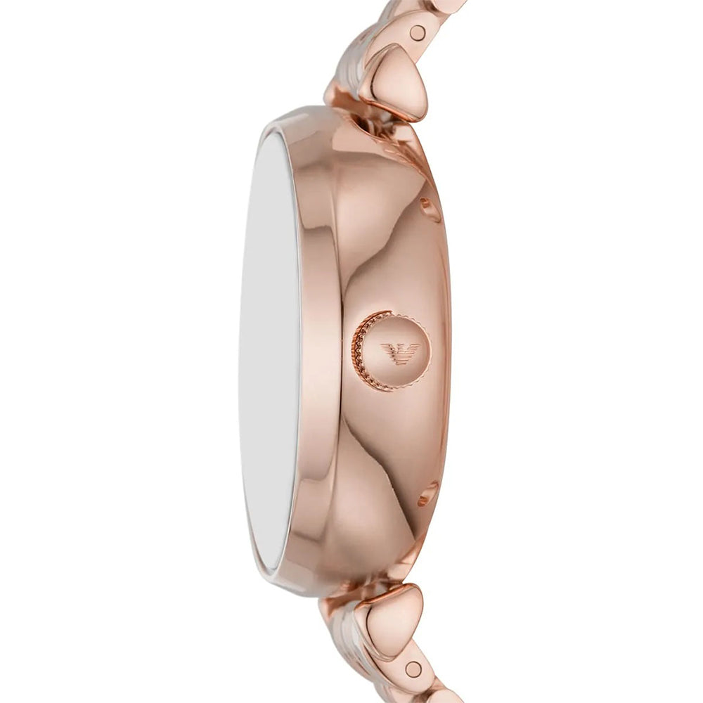 Emporio Armani Gianni T-Bar Open Heart Automatic Ladies Watch AR60043