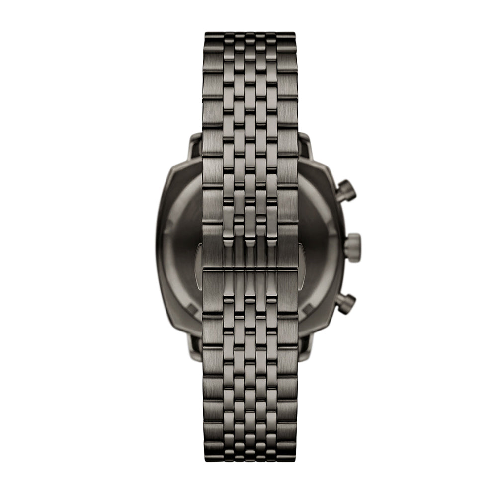 Emporio Armani Carlo Gun Metal Blue Dial Watch | AR11726