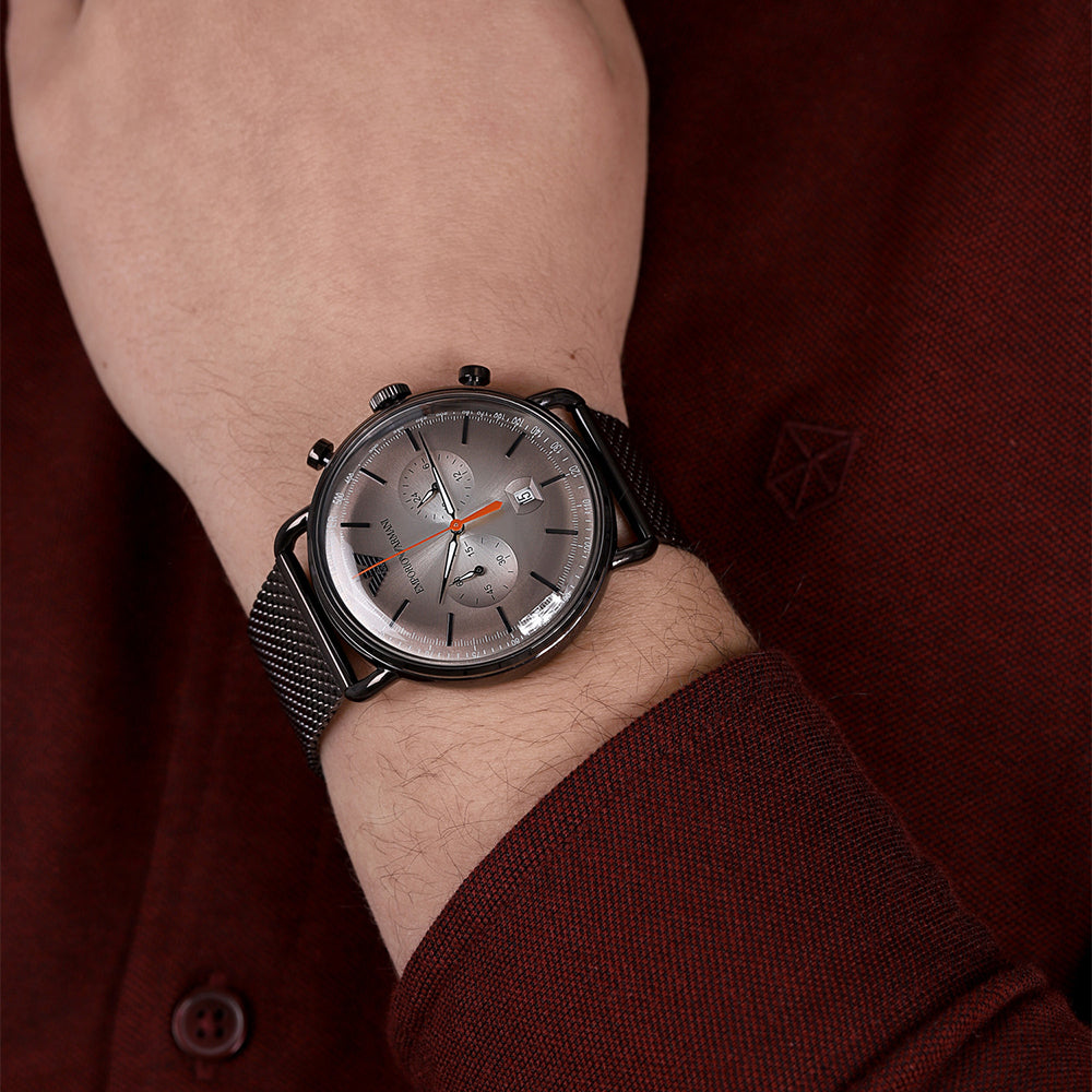 Emporio Armani Aviator Chronograph Brown Dial Men's Watch | AR11169