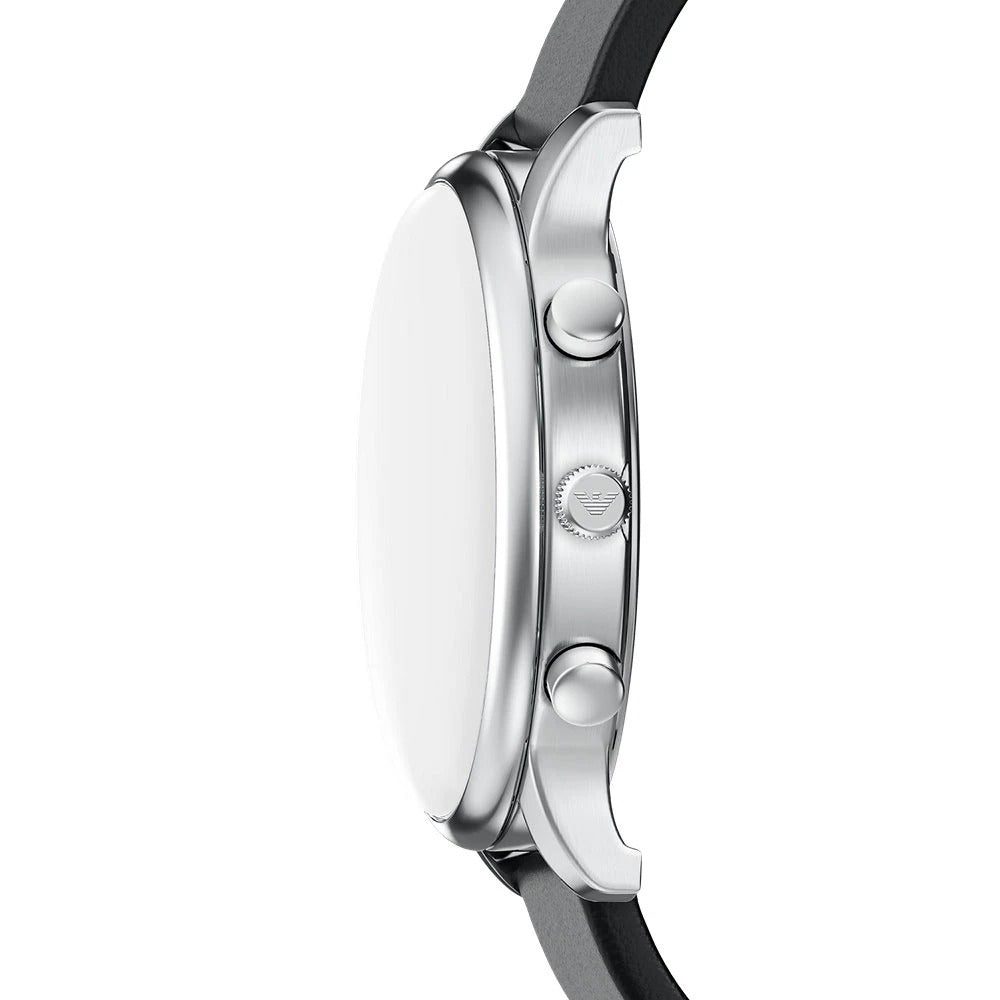 Emporio Armani Minimalist Black Dial Watch | AR11774