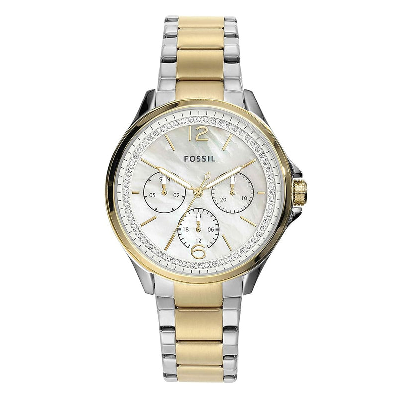 Fossil Sadie Multifunction Pearl White Dial Ladies Watch | ES4781