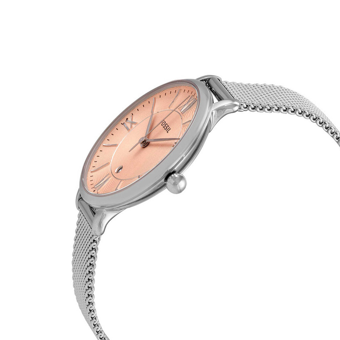 Fossil Jacqueline Quartz Pink Dial Ladies Watch | ES5089