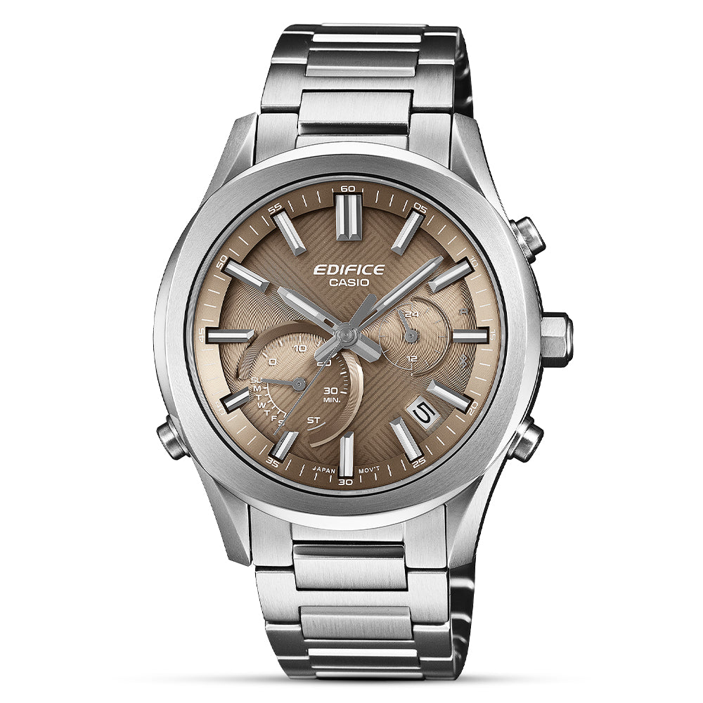 Casio Edifice Smartphone Linked Solar Powered Brown Dial Watch EQB-1300D-5ADF