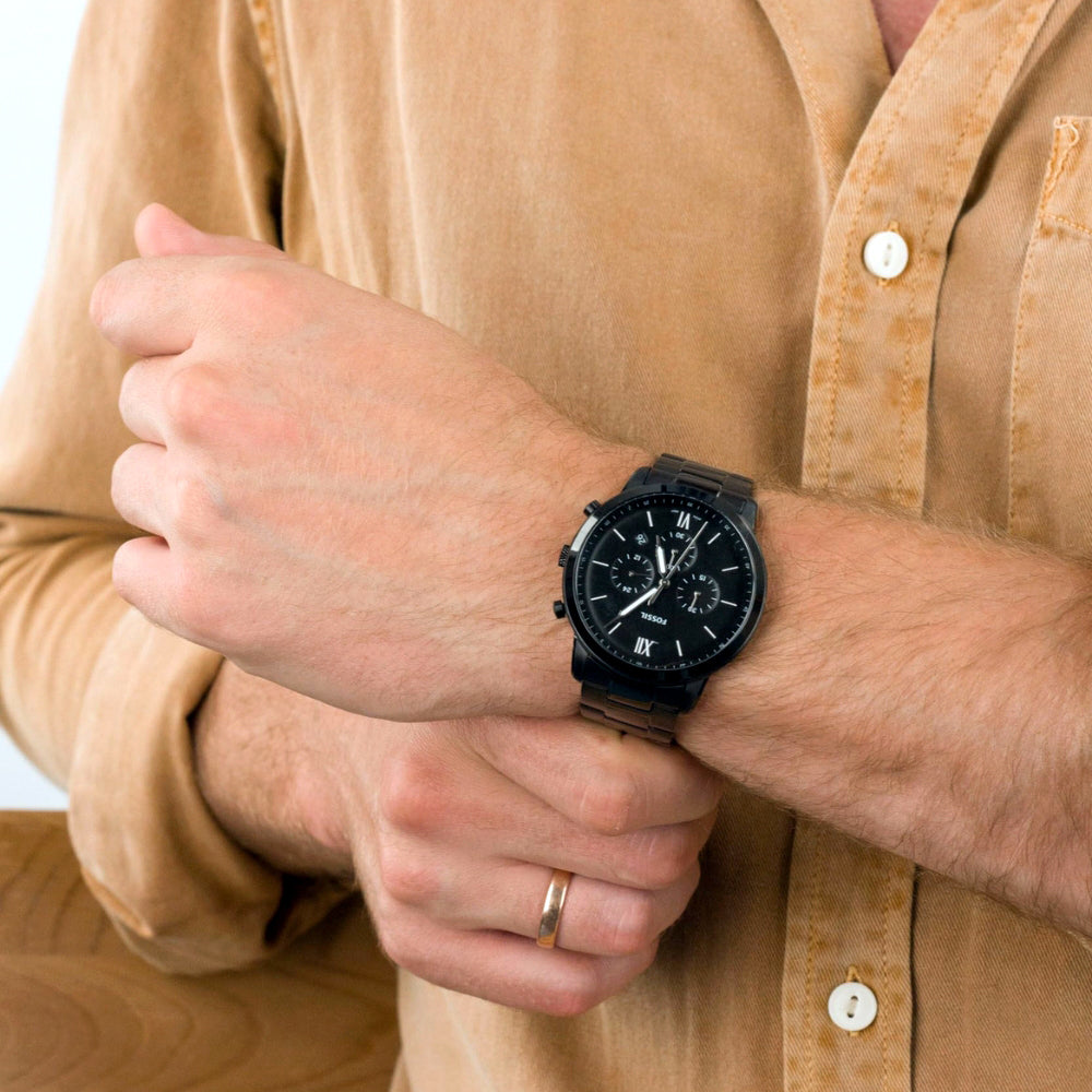 Fossil Neutra Chronograph Black Dial Men's Watch | FS5474