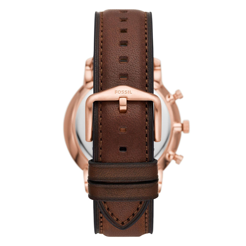 Fossil Neutra Chronograph Brown Dial Leather Strap Watch | FS6026
