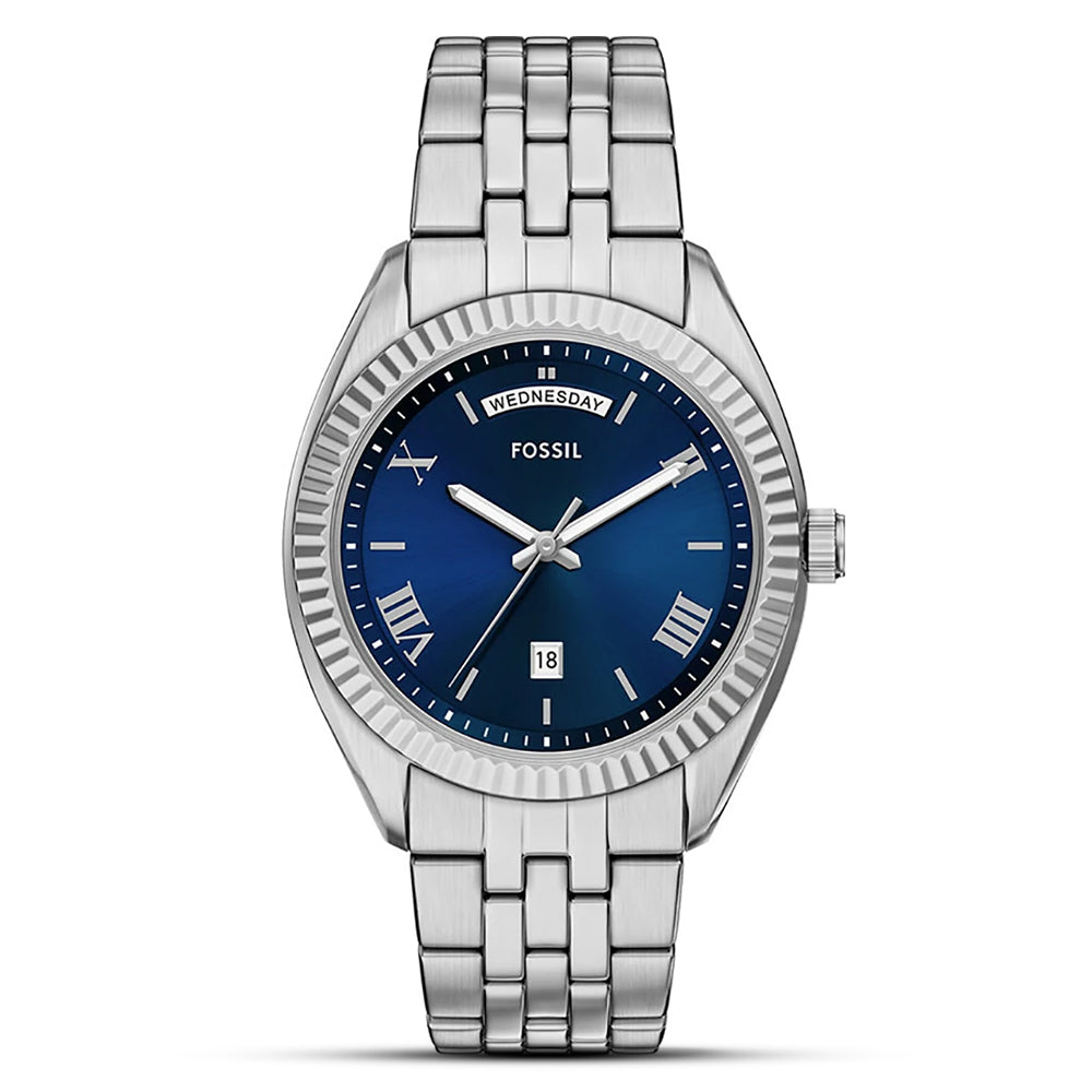Fossil Campbell Blue Dial Men's Watch FS6140