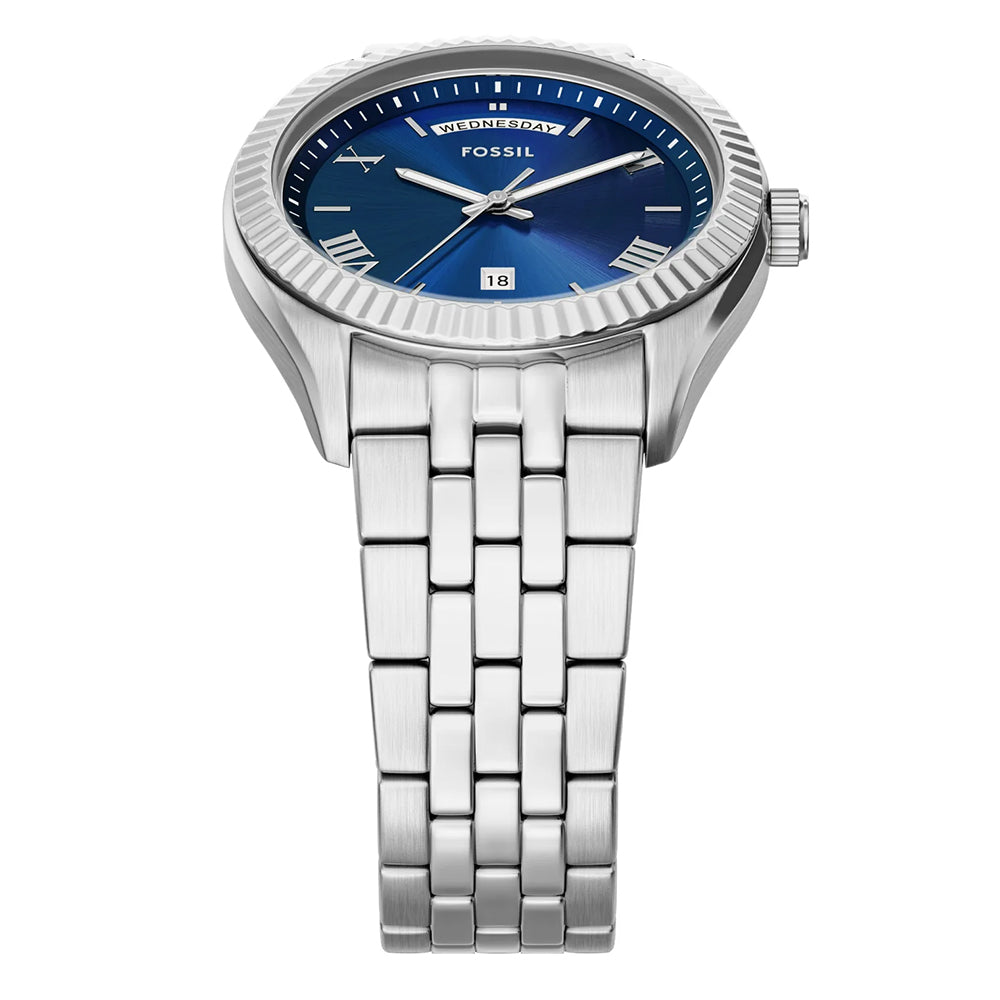 Fossil Campbell Blue Dial Men's Watch FS6140