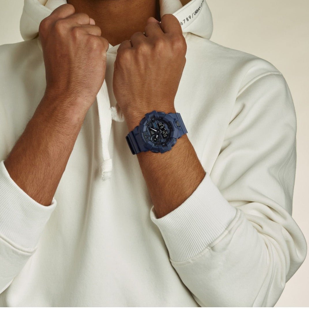 CASIO G-SHOCK Blue One Size Watch| GA-700CA-2A