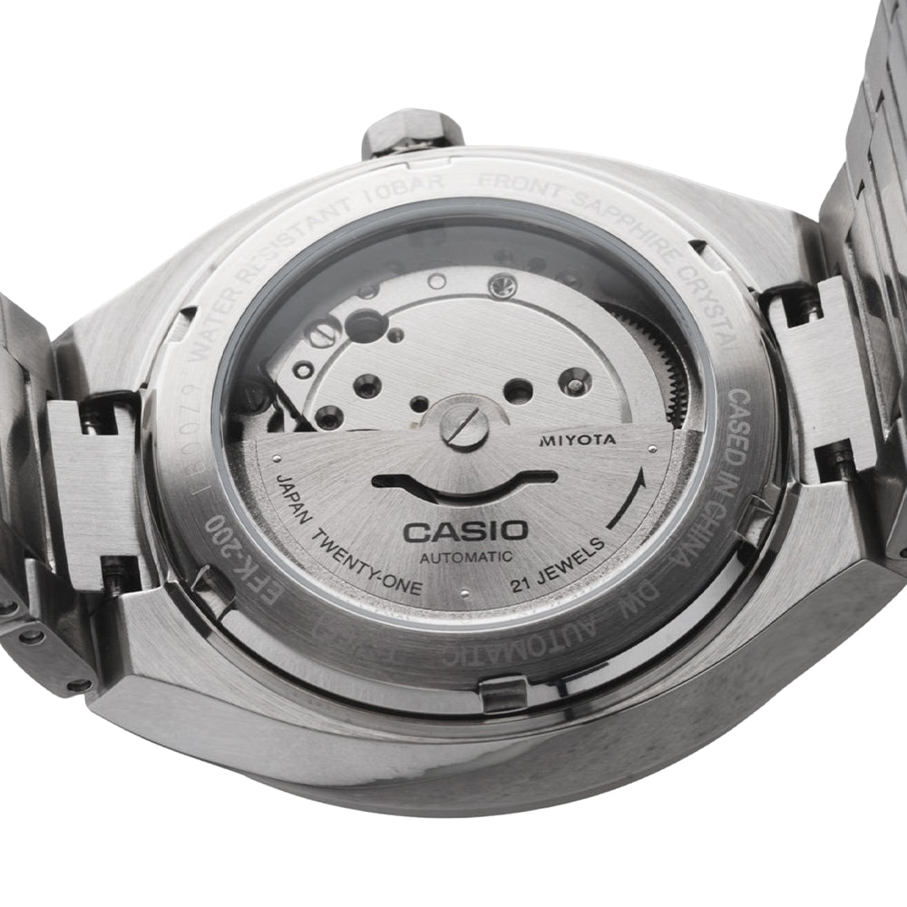 Casio Edifice Grey Dial Automatic Watch | EFK-200CD-1ADR