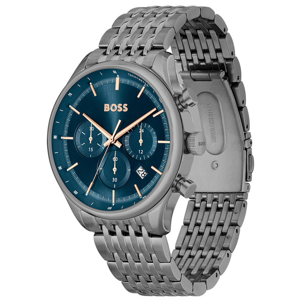 Hugo Boss Gregor Blue Dial Men's Watch HB1514083