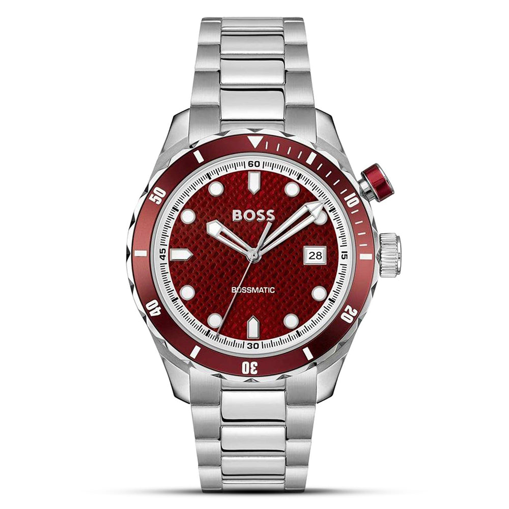 Hugo Boss Bossmatic Red Dial Men's Watch | HB1514179