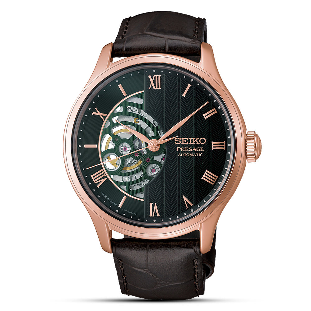 Seiko Presage Japanese Garden Green Dial Automatic Watch HCB007J1