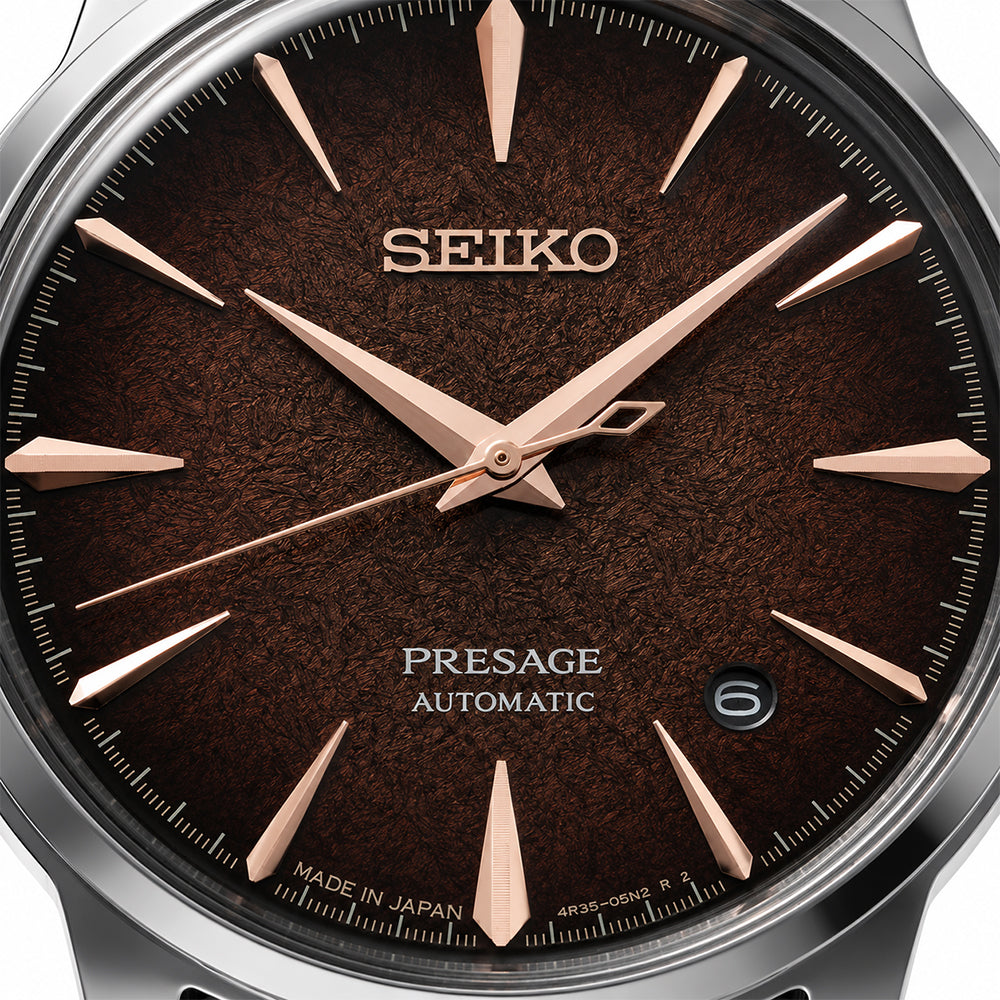 Seiko Presage Cocktail Time "Whiskey Mist" Automatic Watch HCB003J1
