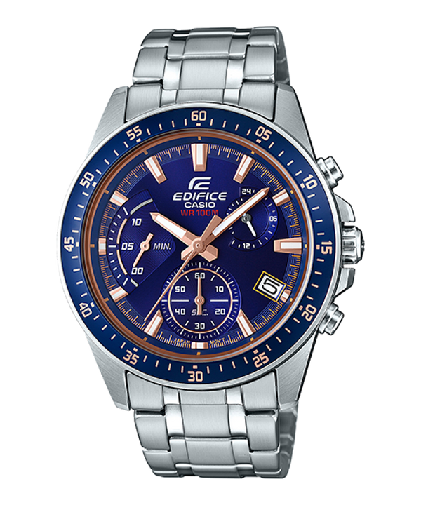 Casio Edifice Blue Dial Chronograph Men's Watch| EFV-540D-2AVUDF