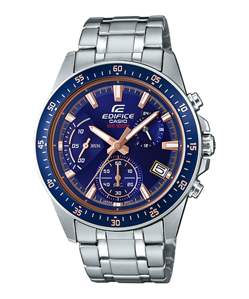 Casio Edifice Blue Dial Chronograph Men's Watch| EFV-540D-2AVUDF