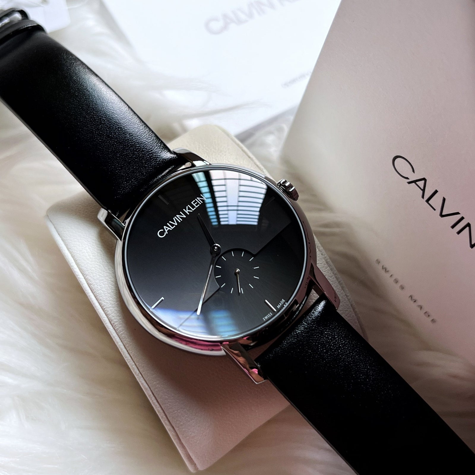 CALVIN KLEIN BLACK DIAL QUARTZ MEN S WATCH K9H2X1C1