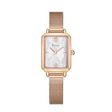 KIMIO Marble Texture Dial Mesh Strap Ladies Watch | K6479S