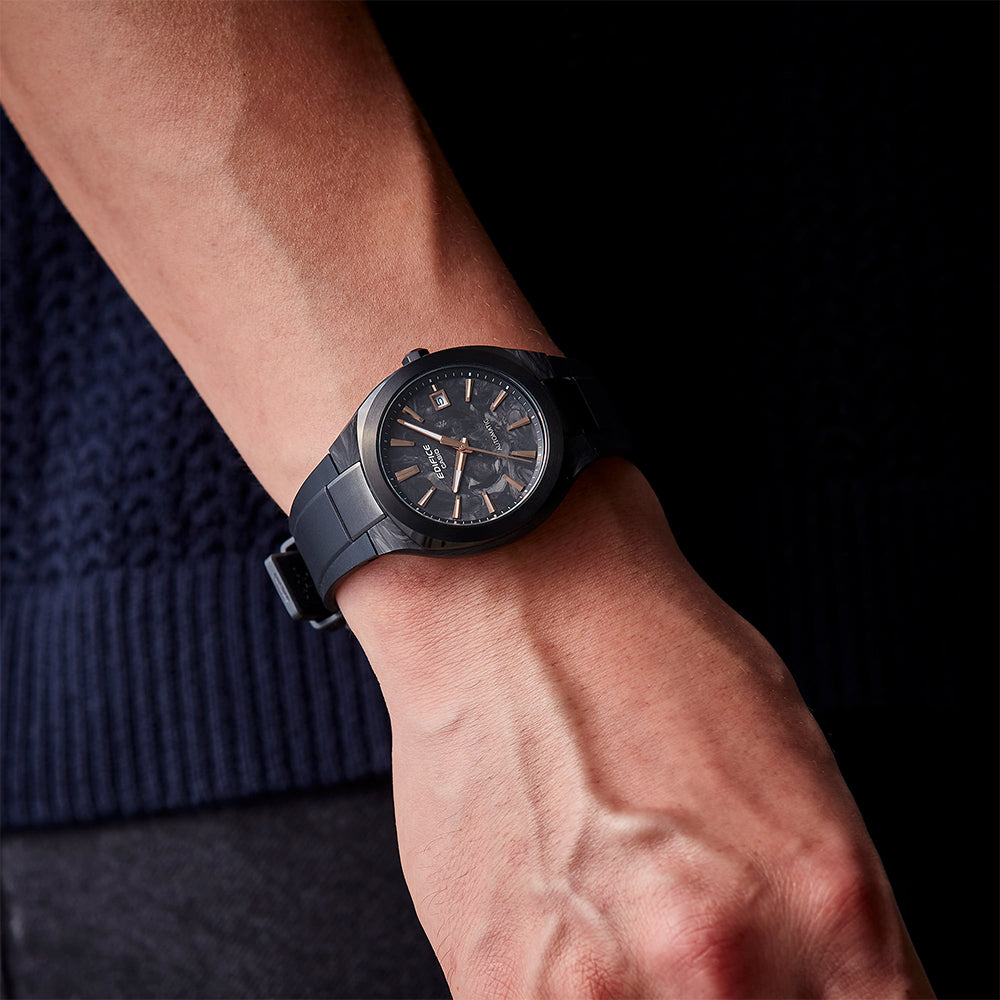 Casio Edifice Automatic Black Dial Men's Watch | EFK-200XPB-1ADR