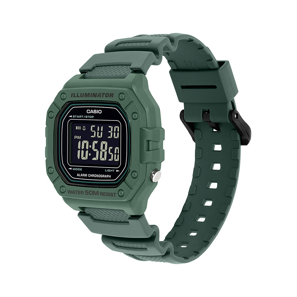 Casio "Illuminator" Youth Digital Men's Watch | W-218H-3BVDF