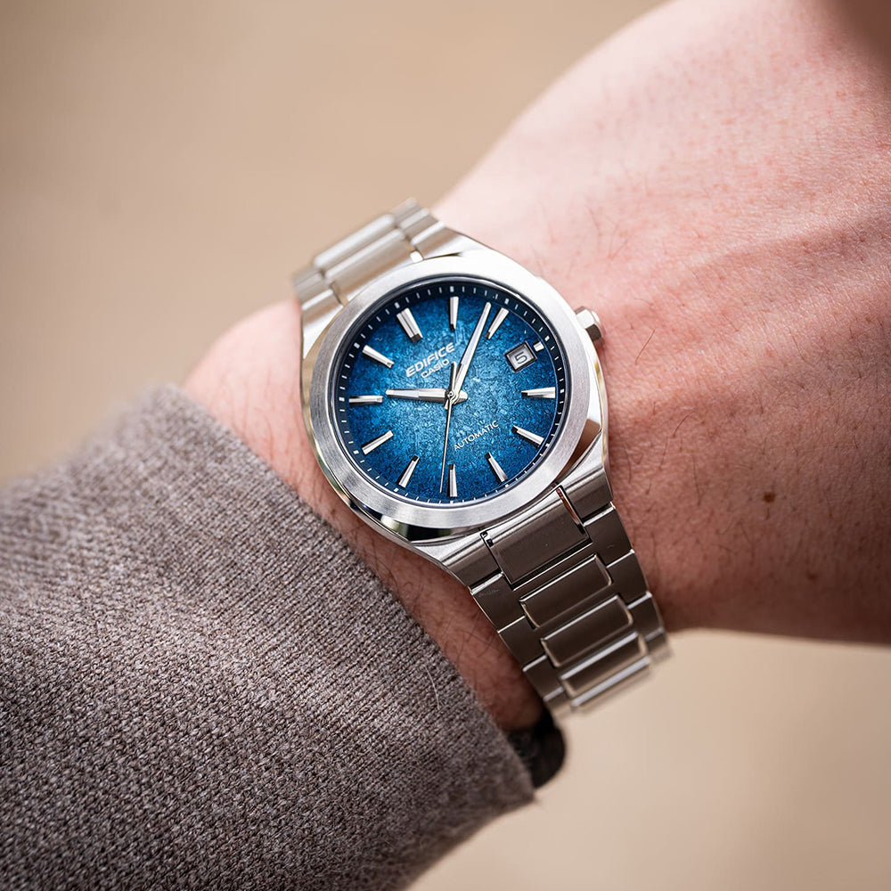 Casio Edifice Blue Dial Automatic Watch | EFK-200D-2ADR