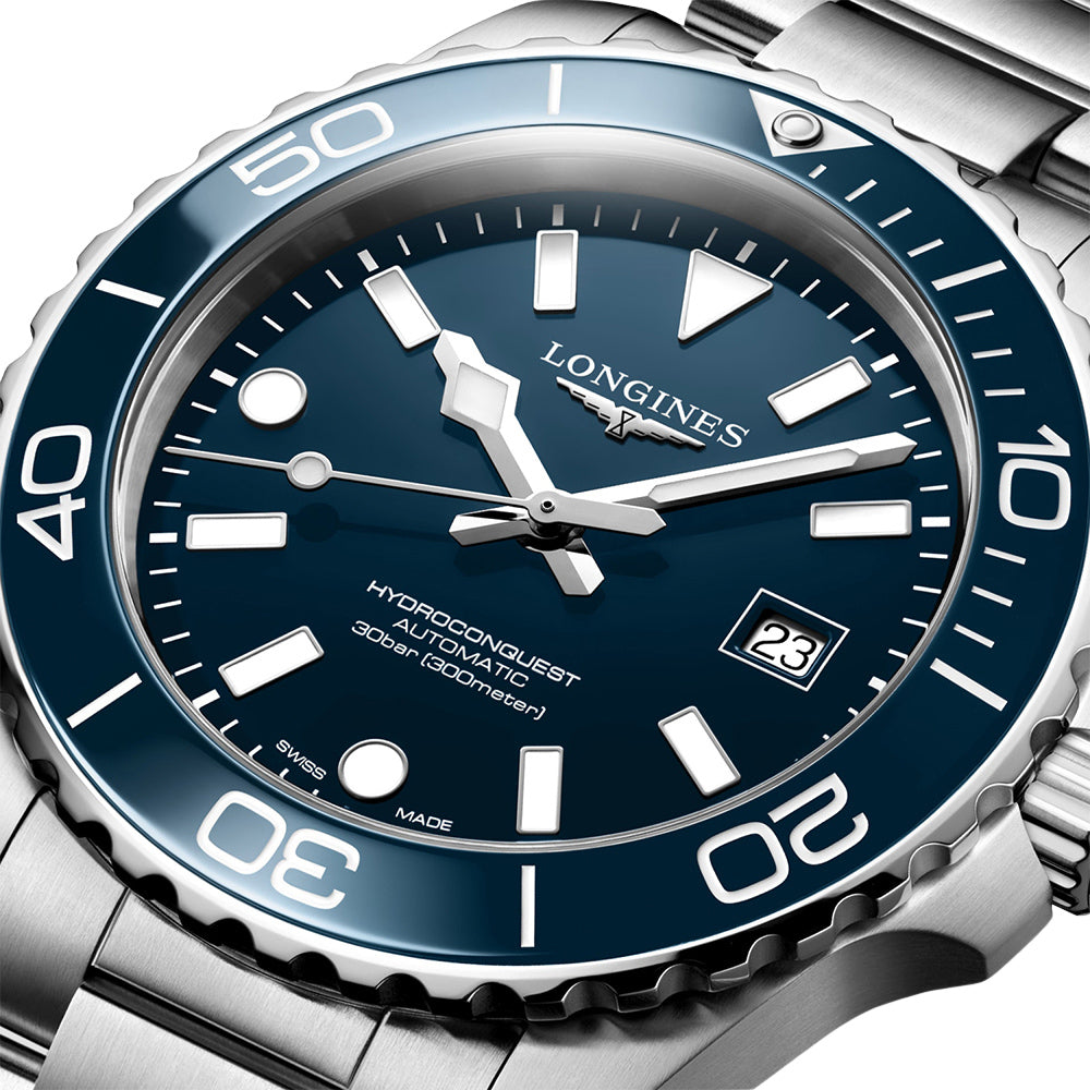 Longines Hydroconques 42mm Blue Dial Automatic Watch | L37884966