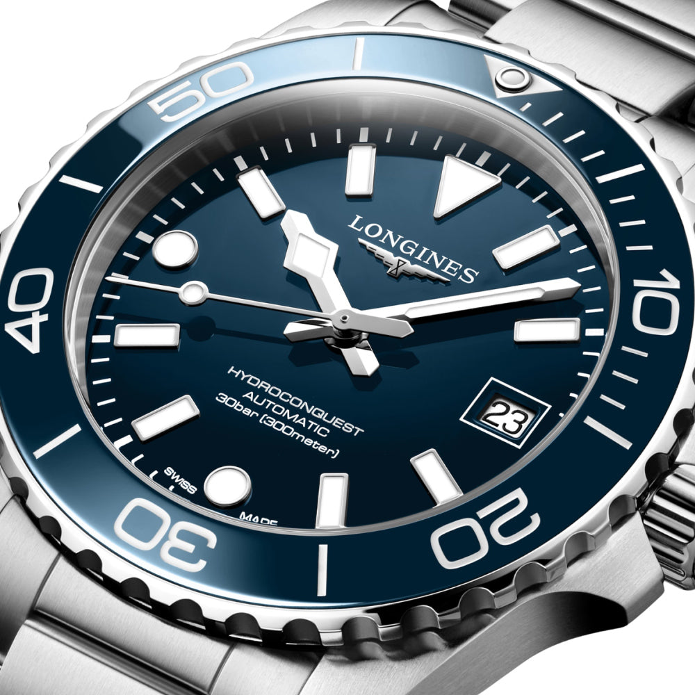 Longines Hydroconquest 39mm Blue Dial Automatic Watch | L37794966
