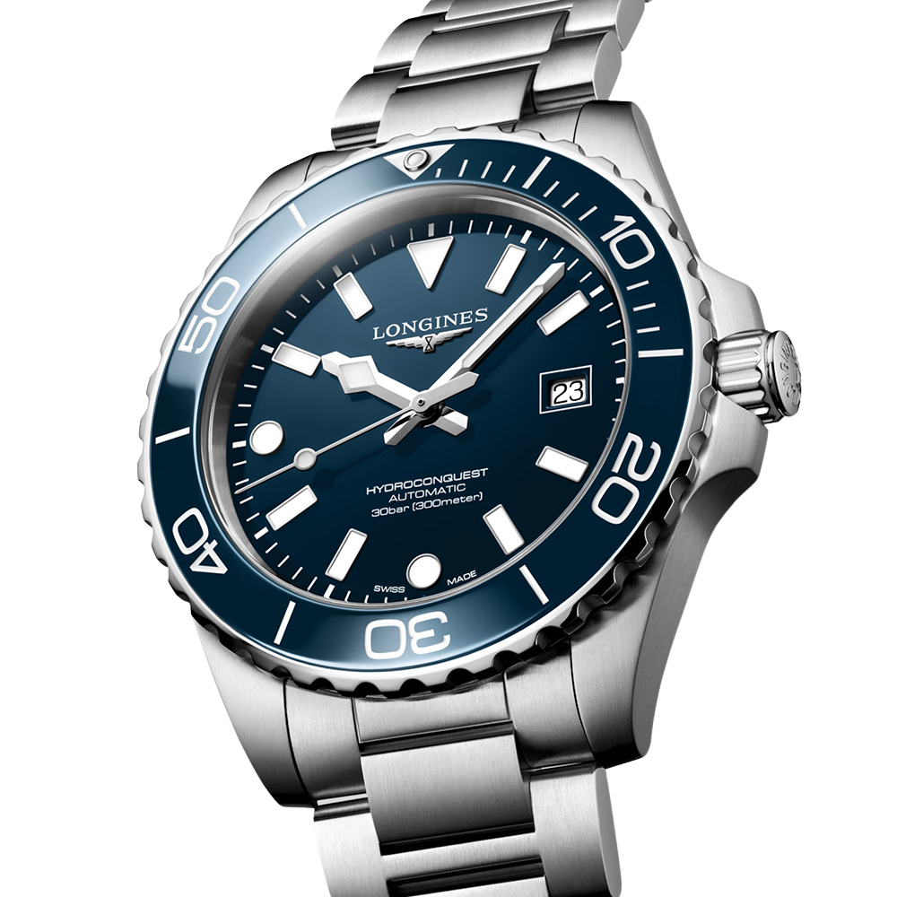 Longines Hydroconques 42mm Blue Dial Automatic Watch | L37884966
