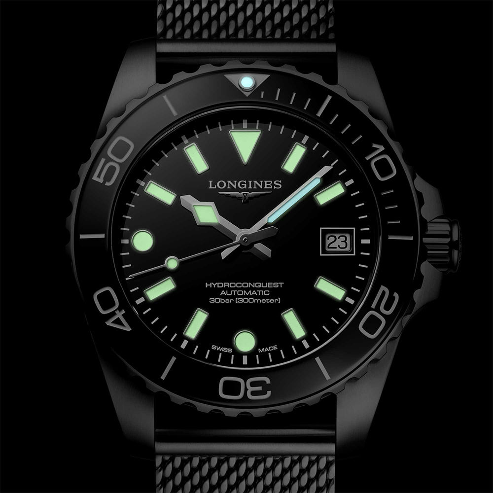 Longines Hydroconquest 39mm Grey Dial Automatic Watch | L37794706