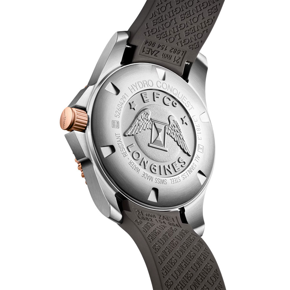 Longines Hydroconquest Sunray Grey Dial Automatic Watch | L37813789