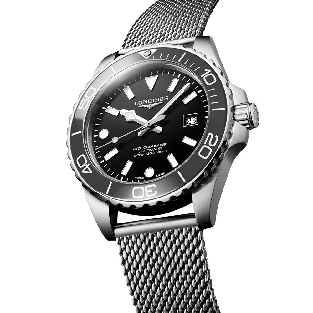 Longines Hydroconquest 42mm Grey Dial Automatic Watch | L37884706