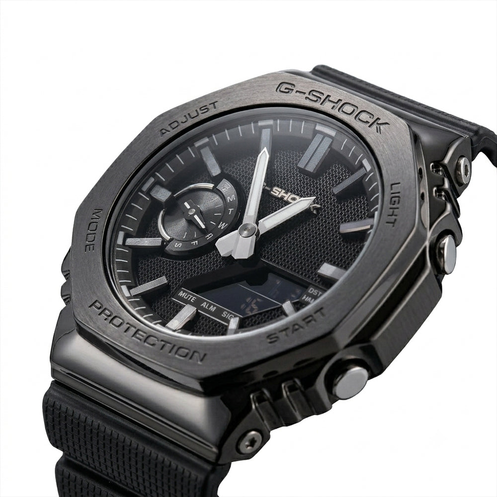 Casio G-Shock G-STEEL Luxe Black Men's Watch | GM-2100LXB-1ADR