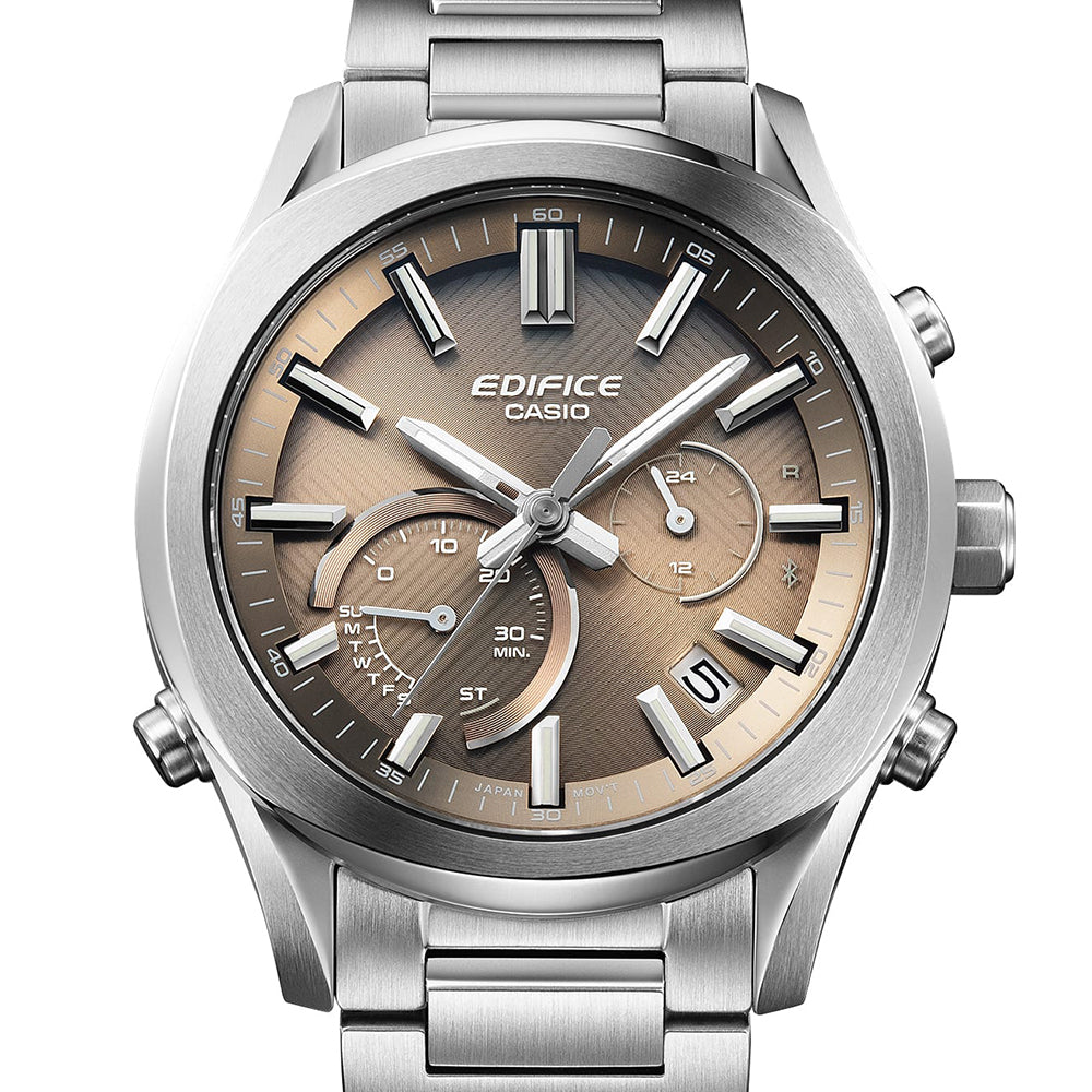 Casio Edifice Smartphone Linked Solar Powered Brown Dial Watch EQB-1300D-5ADF