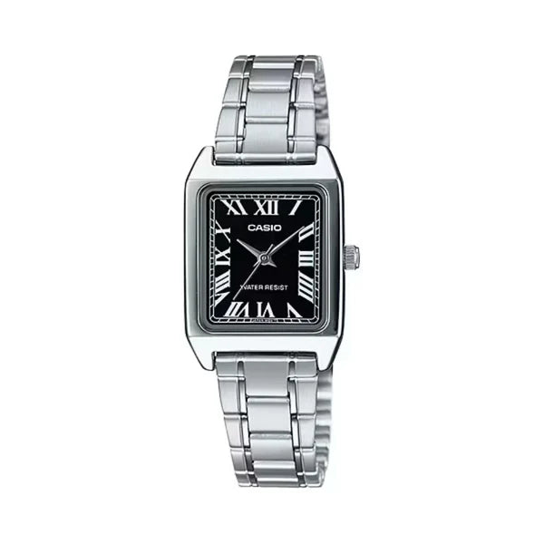 Casio Standard Black Rectangular Dial Woman's Watch | LTP-V007D-1BUDF