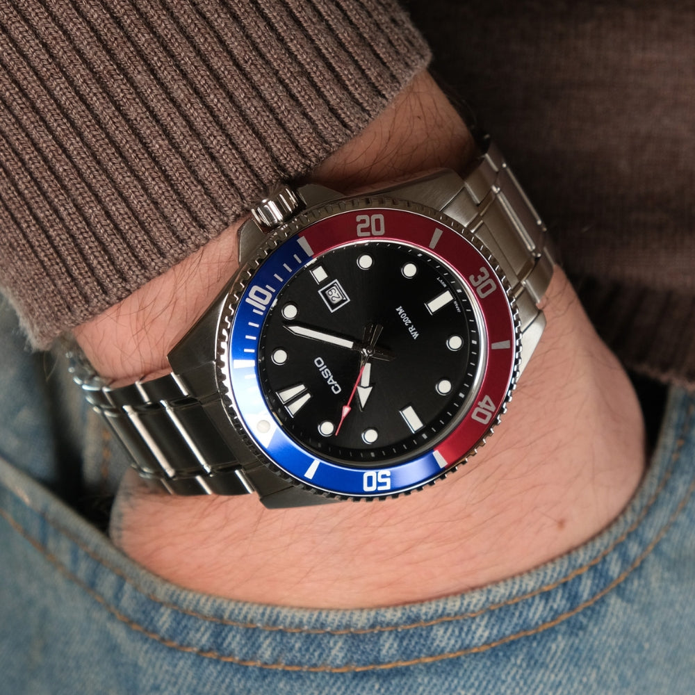 Casio Enticer Stainless Steel Men's Watch MDV-107D-1A3VDF