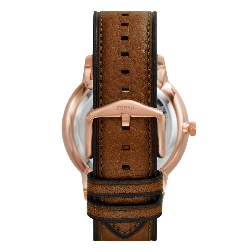 Fossil Men's Neutra Automatic Stainless Steel and Eco Leather ME3195