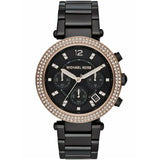 Michael Kors Parker Chronograph Black Strap Ladies Watch| MK5885