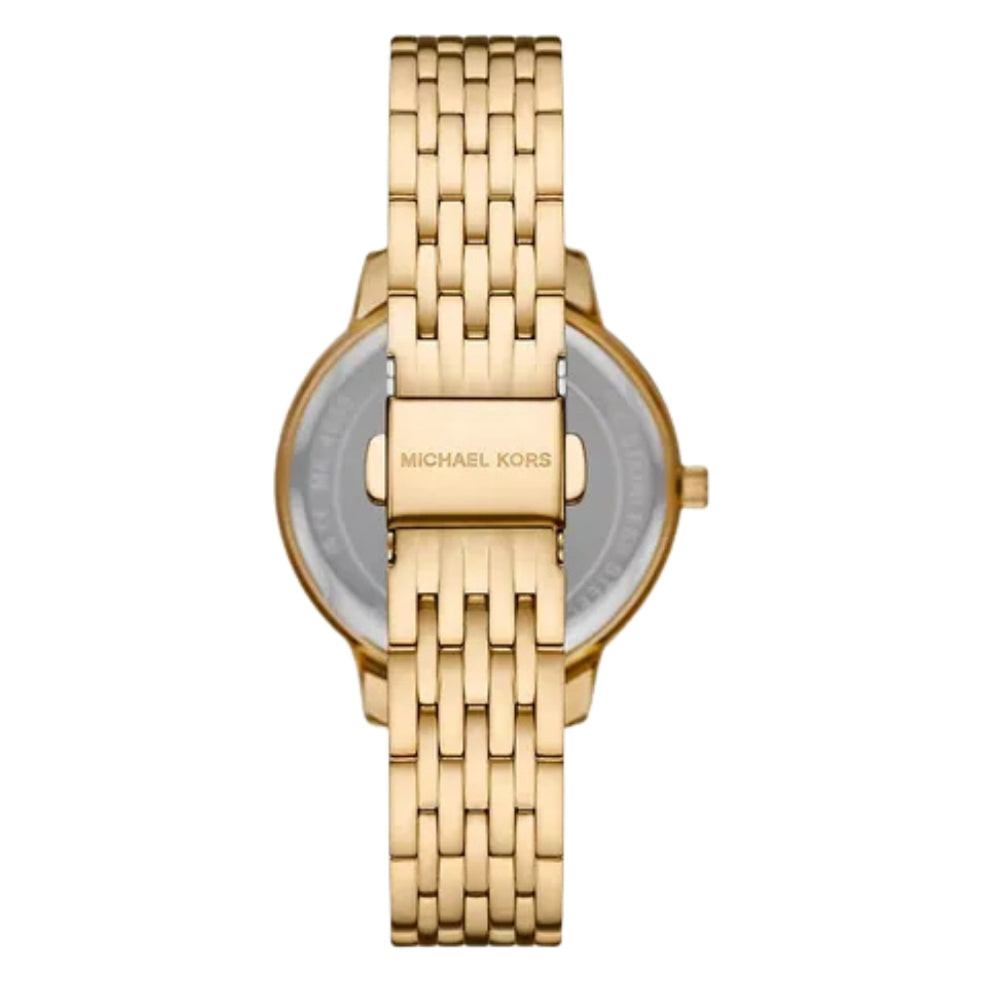  Michael Kors Melissa White Dial Gold Tone Ladies Watch | MK1051