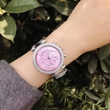 Michael Kors Parker Chronograph Pink Dial Ladies Watch | MK6105