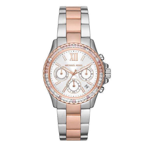 Michael Kors Everest Chronograph White Dial Ladies Watch | MK7214