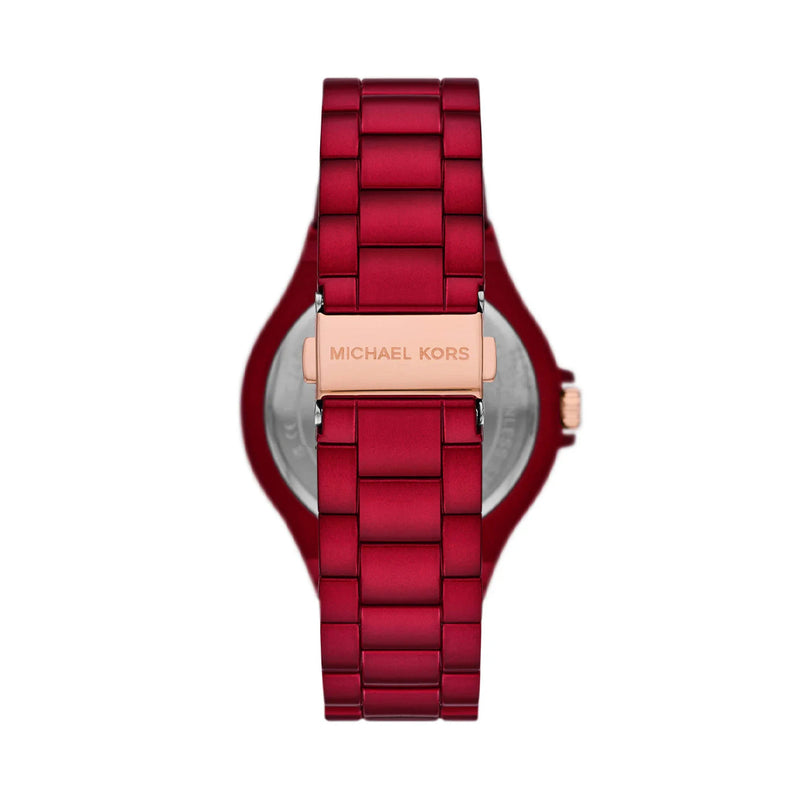 Michael Kors Lennox Analog Red Dial Ladies Watch | MK7455