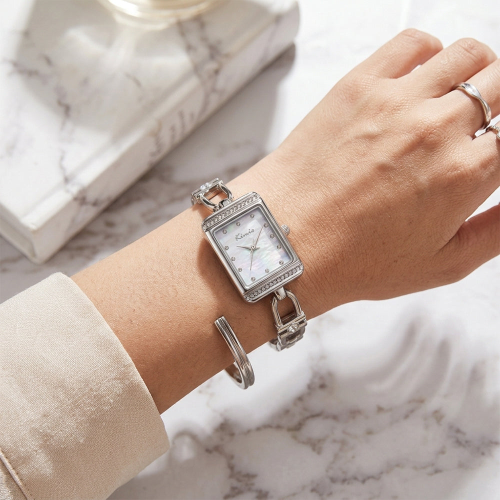 Kimio Square MOP Dial Ladies Watch | K6686S