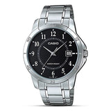 Casio Analog Date Black Dial Men's Watch | MTP-V004D-1BUDF