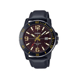 Casio ENTICER Maroon Dial Men's Watch| MTP-VD01BL-5BV