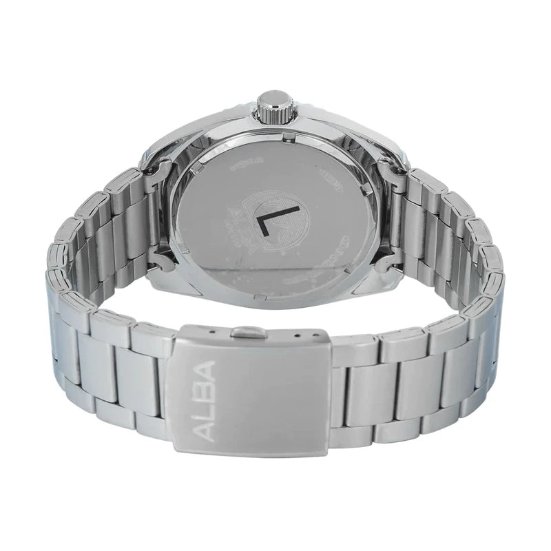 Alba Blue Sunray Gold Dial Men's Watch | AS9U73X