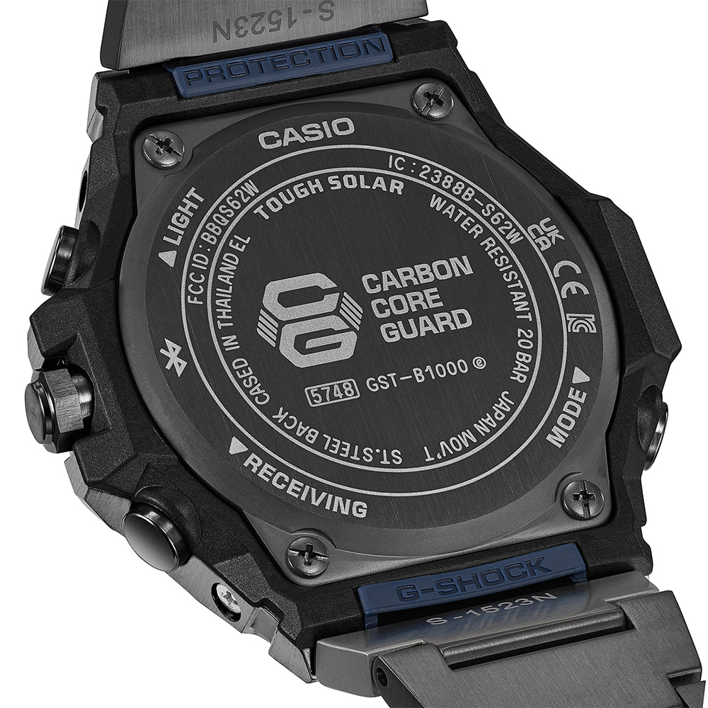 Casio G-Shock Bluetooth Tough Solar Blue Dial Watch GST-B1000BD-2ADR