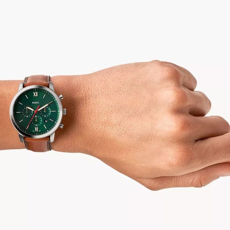 Fossil Neutra Chronograph Green Dial Men's Watch| FS5735