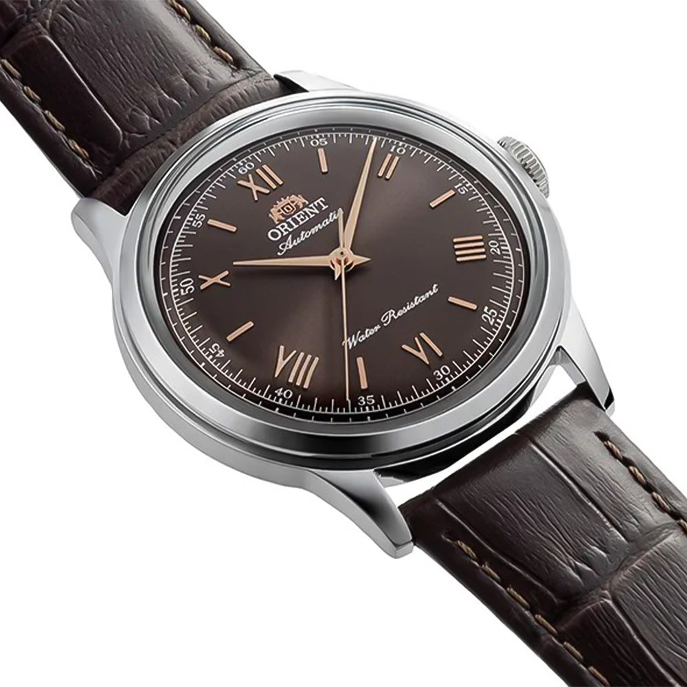 Orient Bambino Maroon Dial Men's Automatic Watch RN-BB0004Y